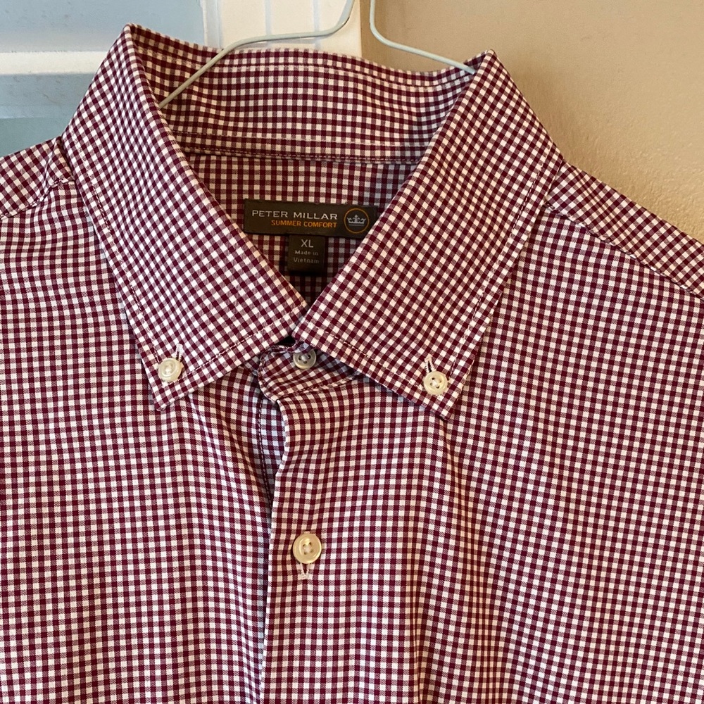 Peter Millar Long Sleeve Performance Shirt XL